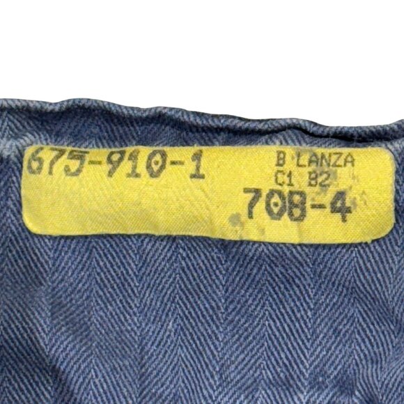 Vintage Universal Overall Stone Cutter Denim Coveralls XL Made In Mexico 90's - Picture 8 of 14